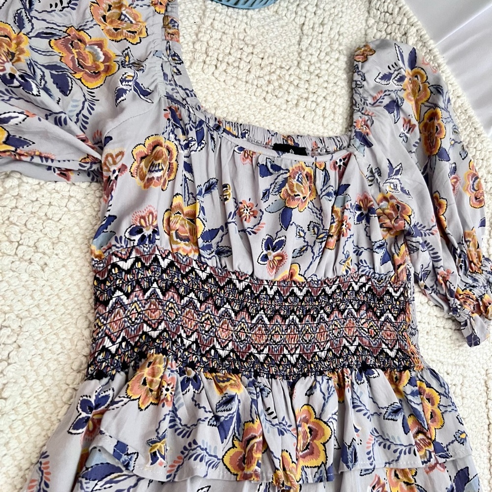 Floral Peplum Top